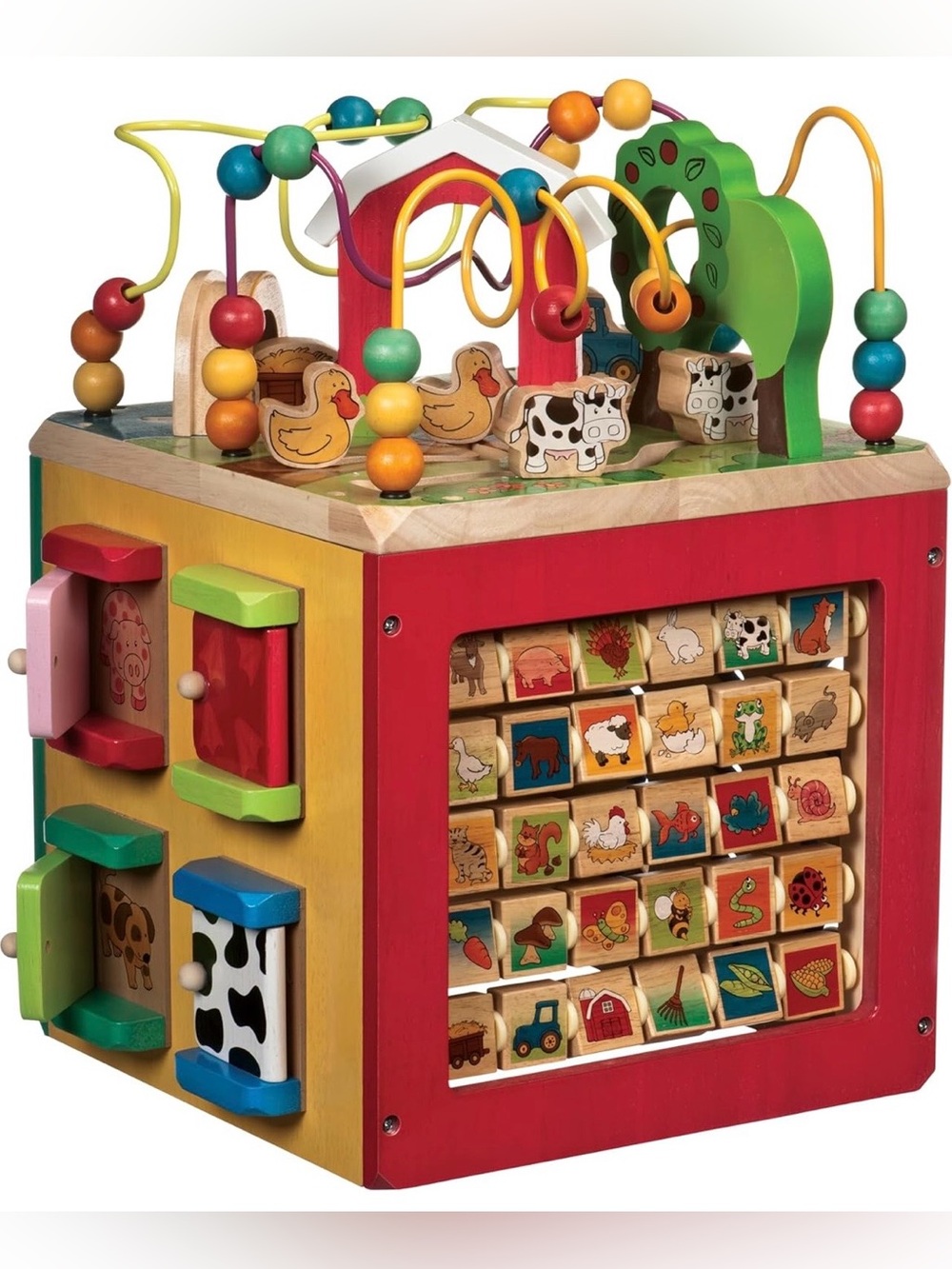 Battat - Activity Cube with Farm Theme